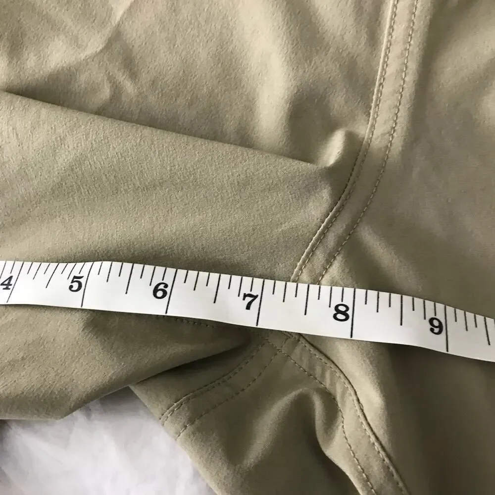 Free Fly Dark Tan Khaki Men's Tradewind Chino Fit Stretch Shorts Size 42x7 - Picture 3 of 5